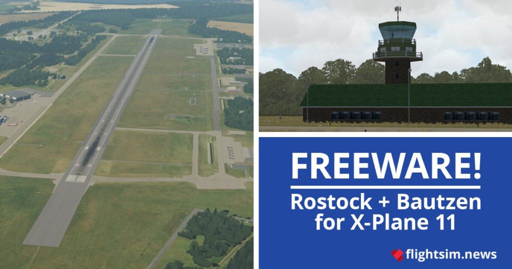 Simmershome Rostock-Laage and Bautzen for X-Plane 11