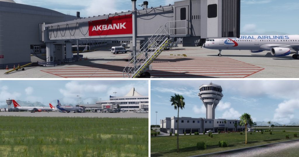 JustSim Antalya Airport for Prepar3D v4