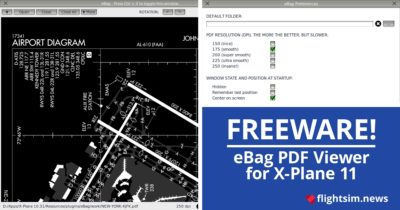 eBag - Freeware PDF and Image Viewer for X-Plane 11