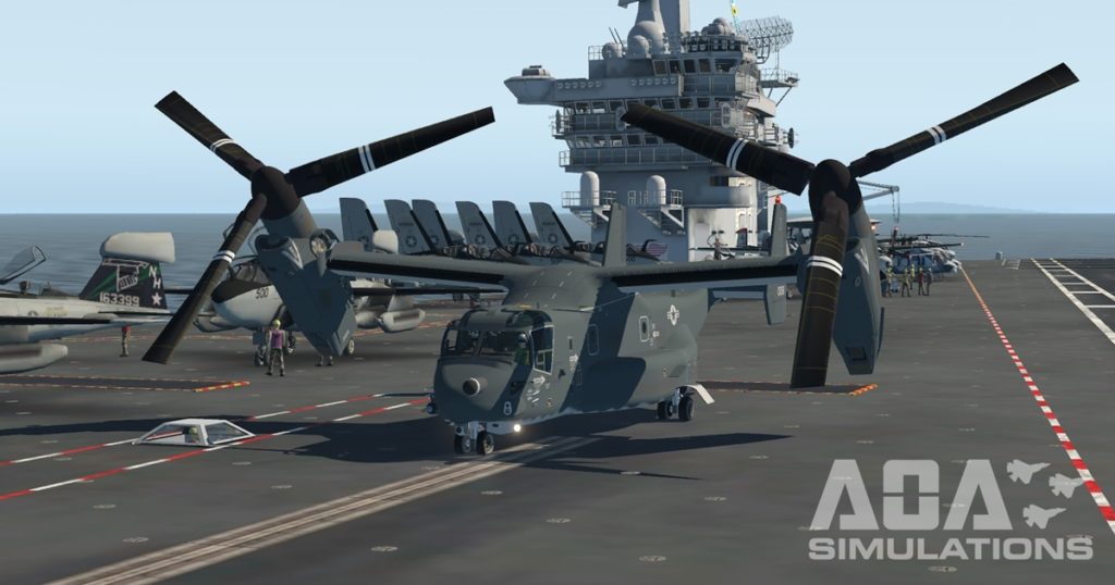 AOA Simulation V-22 Osprey for X-Plane 11