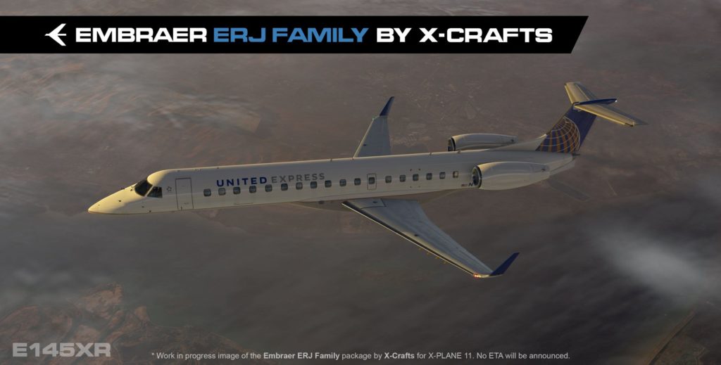 X-Crafts ERJ Family on final!